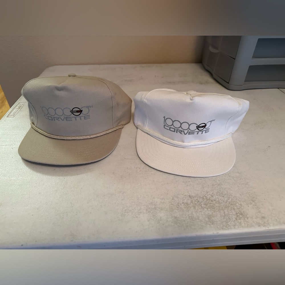 Chevrolet Corvette 1,000,000 Lot of 2 hats